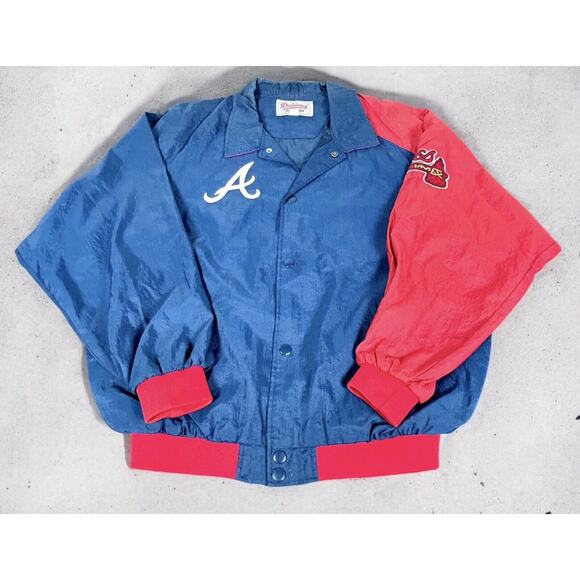 Vtg 90s Atlanta Braves Starter Jacket MLB Diamond Collection